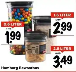 Vomar Voordeelmarkt Hamburg Bewaarbus aanbieding
