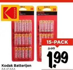 Vomar Voordeelmarkt Kodak Batterijen aanbieding