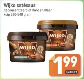 Dagwinkel Wijko satésaus aanbieding