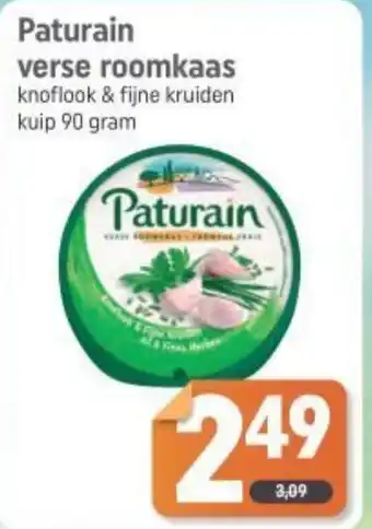 Dagwinkel Paturain verse roomkaas aanbieding
