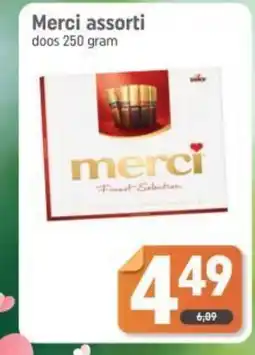 Dagwinkel Merci assorti aanbieding