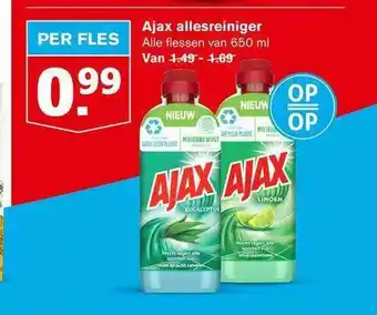 Hoogvliet Ajax Allesreiniger 650ml aanbieding