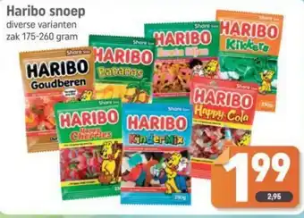 Dagwinkel Haribo snoep aanbieding