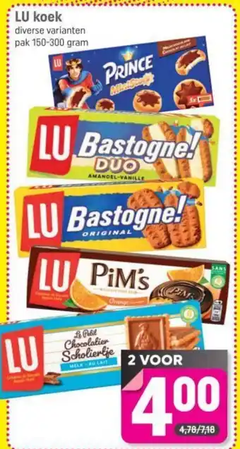 Dagwinkel LU koek aanbieding