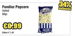 Budget Food Fundiez Popcorn aanbieding