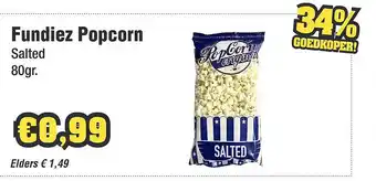 Budget Food Fundiez Popcorn aanbieding