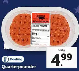 Lidl Quarterpounder aanbieding