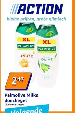 Action Palmolive Milks douchegel aanbieding
