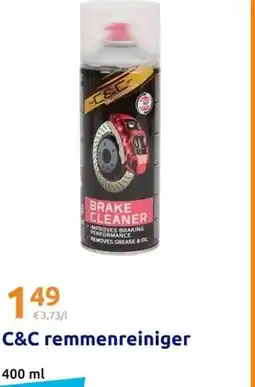 Action C&C remmenreiniger aanbieding