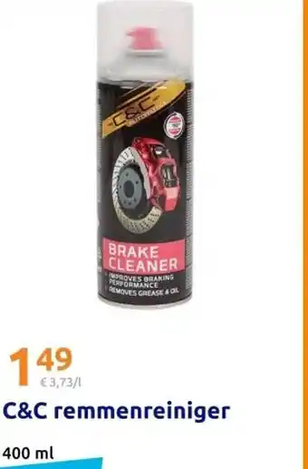 Action C&C remmenreiniger aanbieding