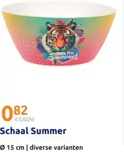 Action Schaal Summer aanbieding