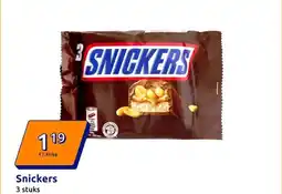 Action Snickers aanbieding