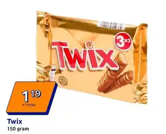 Action Twix aanbieding