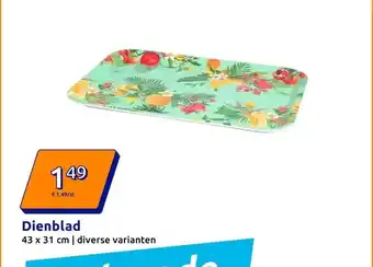 Action Dienblad aanbieding