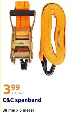 Action C&C spanband aanbieding