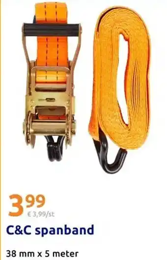 Action C&C spanband aanbieding