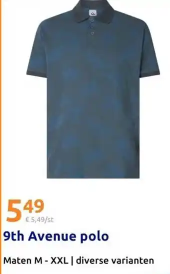 Action 9th Avenue polo aanbieding