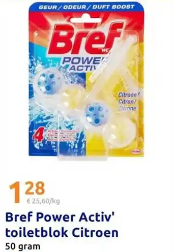 Action Bref Power Activ' toiletblok Citroen aanbieding