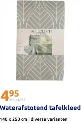 Action Waterafstotend tafelkleed aanbieding