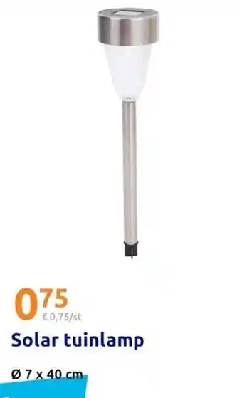 Action Solar tuinlamp aanbieding