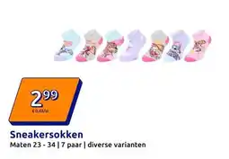 Action Sneakersokken aanbieding