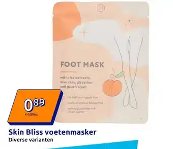 Action Skin Bliss voetenmasker aanbieding