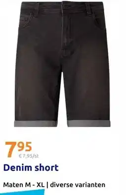Action Denim short aanbieding