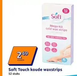 Action Soft Touch koude waxstrips aanbieding