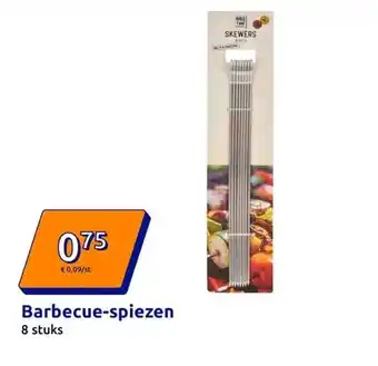 Action Barbecue spiezen aanbieding