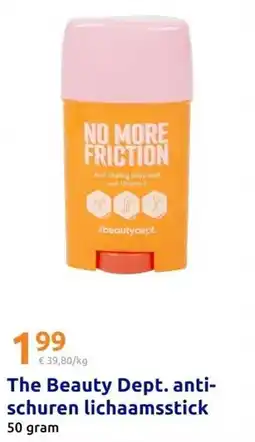 Action The Beauty Dept. anti schuren lichaamsstick aanbieding