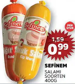 Sahan Supermarkten Sefinen Salami soorten aanbieding