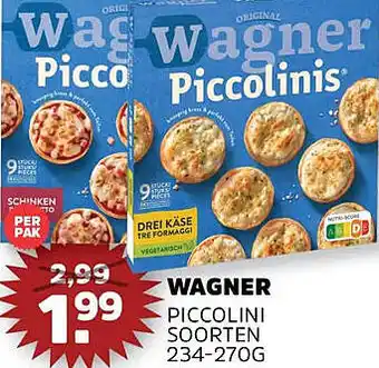 Sahan Supermarkten Wagner aanbieding