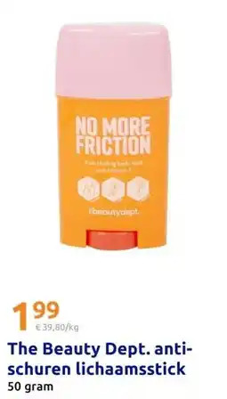 Action The Beauty Dept. anti- schuren lichaamsstick aanbieding