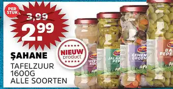 Sahan Supermarkten Şahane Tafelzuur aanbieding