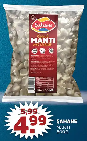 Sahan Supermarkten Şahane Manti aanbieding