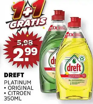 Sahan Supermarkten Dreft aanbieding