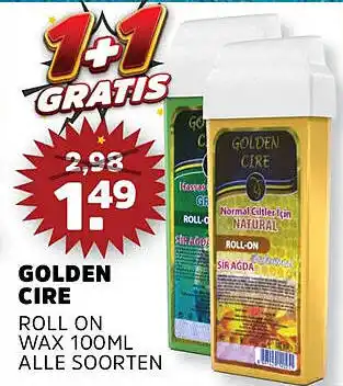 Sahan Supermarkten Golden cire aanbieding