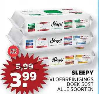 Sahan Supermarkten Sleepy aanbieding