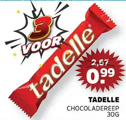 Sahan Supermarkten Tadelle chocoladereep aanbieding