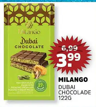 Sahan Supermarkten Milango Dubai chocolade aanbieding