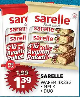 Sahan Supermarkten Sarelle wafer aanbieding