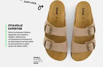 Ziengs Scholl Slippers aanbieding