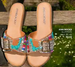 Ziengs Ann Rocks Slippers aanbieding