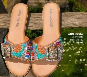 Ziengs Ann Rocks Slippers aanbieding