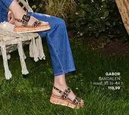Ziengs Gabor Sandalen aanbieding