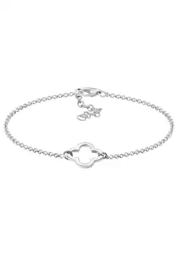 Douglas Elli Dames Klaverblad Uitgesneden Symbool in 925 Sterling Zilver aanbieding