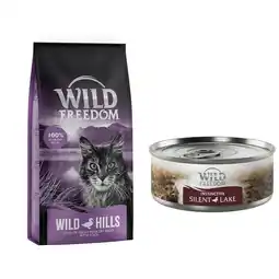 Zooplus 6,5 kg Wild Freedom - Wild Hills - Eend + 6 x 70 g eend aanbieding