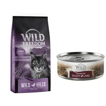 Zooplus 6,5 kg Wild Freedom - Wild Hills - Eend + 6 x 70 g eend aanbieding