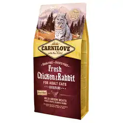Zooplus Carnilove Adult Cat Verse kip & konijn - Dubbelpak: 2 x 6 kg aanbieding