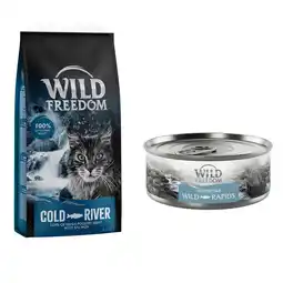 Zooplus 6,5 kg Wild Freedom - Cold River - Zalm + 6 x 70 g zalm aanbieding